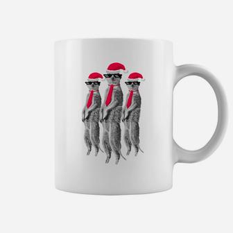 Meerkat Xmas Crew Cool Christmas Agents Clique Fun Coffee Mug | Crazezy DE