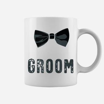 Mens Bow Tie Groom Bachelor Party Coffee Mug | Crazezy