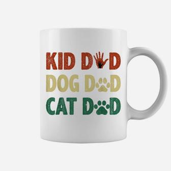 Mens Funny Kid Dog Cat Dad Cool Father's Day Fur Papa Pet Owner Coffee Mug | Crazezy DE