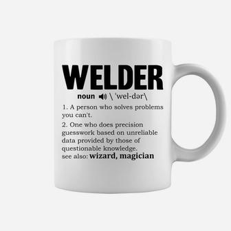 Mens Funny Welder Definition Welding Dictionary Noun Fun Coffee Mug | Crazezy