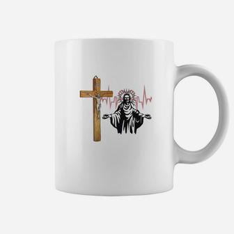 Mens Jesus Christ Crown Barbed Rainbow Fruugo Coffee Mug - Thegiftio UK