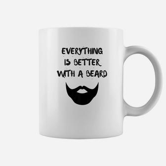 Mens Men Beard Funny Hunting Wrestling Manly Tee Coffee Mug - Thegiftio UK