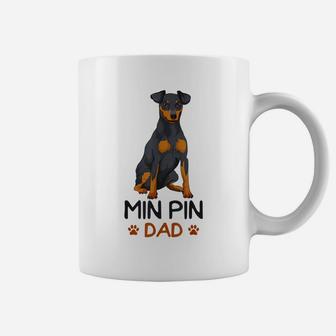 Mens Min Pin Dad Miniature Pinscher Dog Father Father´S Day Men Coffee Mug | Crazezy CA