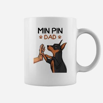 Mens Min Pin Dad Miniature Pinscher Dog Father Men Father´S Day Coffee Mug | Crazezy DE