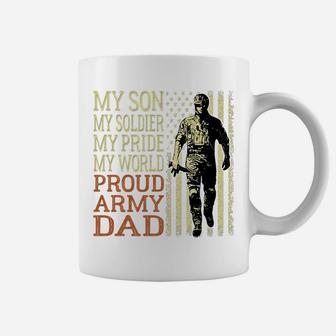 Mens My Son My Soldier Hero - Proud Army Dad Military Father Gift Coffee Mug | Crazezy DE