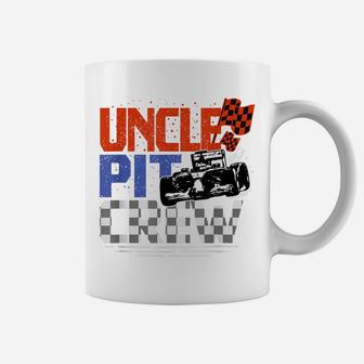 Mens Race Car Themed Birthday Party Gift Uncle Pit Crew Costume Coffee Mug | Crazezy