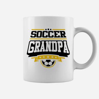 Mens Soccer Grandpa Premium T-Shirt Coffee Mug | Crazezy
