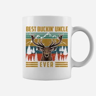 Mens Vintage Best Buckin' Uncle Ever Costume Deer Hunting Coffee Mug | Crazezy AU