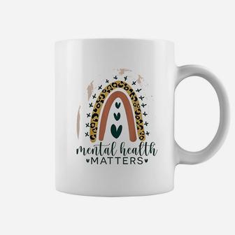 Mental Health Matters Leopard Coffee Mug | Crazezy DE