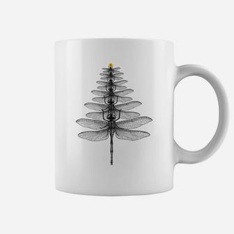 Merry Christmas Insect Lover Xmas Dragonfly Christmas Tree Sweatshirt Coffee Mug | Crazezy CA