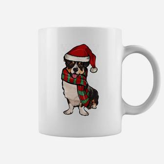 Merry Christmas Ornament Cardigan Welsh Corgi Xmas Santa Sweatshirt Coffee Mug | Crazezy CA
