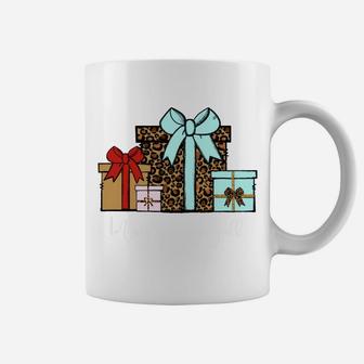 Merry Christmas Y'all Women's Leopard Christmas Gifts Boho Sweatshirt Coffee Mug | Crazezy DE