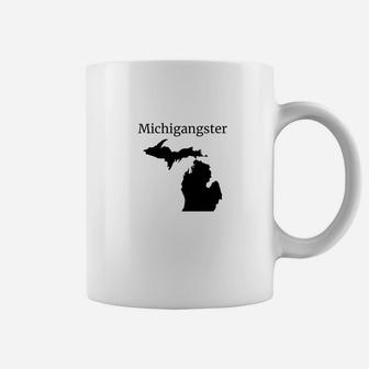 Michigangster Funny Michigan Coffee Mug - Thegiftio UK