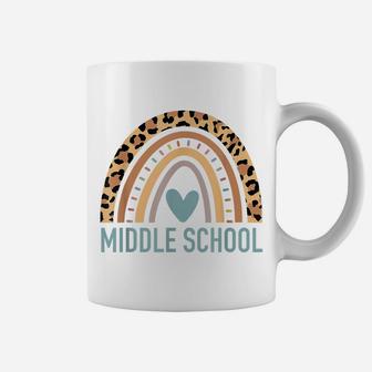 Middle School Rainbow Girls Teacher Team Middle School Squad Coffee Mug | Crazezy