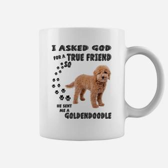 Mini Goldendoodle Quote Mom, Doodle Dad Art Cute Groodle Dog Coffee Mug | Crazezy CA