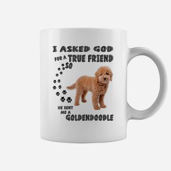 Mini Goldendoodle Quote Mom, Doodle Dad Art Cute Groodle Dog Coffee Mug | Crazezy DE