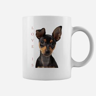 Miniature Pinscher Shirt Dog Mom Dad Tshirt Love Puppy Pet Coffee Mug | Crazezy AU