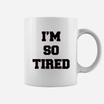 Mom And Baby I Am So Tired Coffee Mug - Thegiftio UK