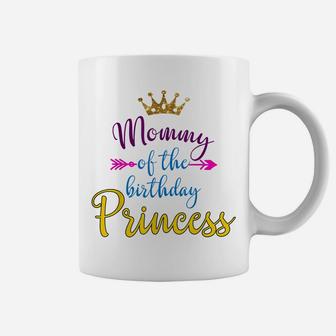 Mommy Of The Birthday Princess Matching Family T-Shirt Coffee Mug | Crazezy
