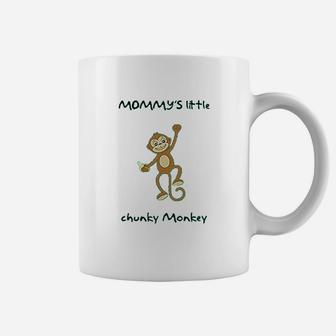 Mommys Little Chunky Monkey Boy Girl Clothes Coffee Mug | Crazezy
