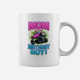 Monster Truck Mom Of The Birthday Boy Gift Coffee Mug | Crazezy AU