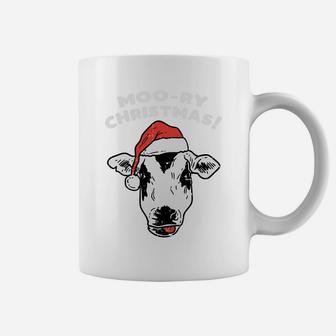 Moory Christmas Cow Moo Funny Farm Animal Xmas Farmer Gift Sweatshirt Coffee Mug | Crazezy
