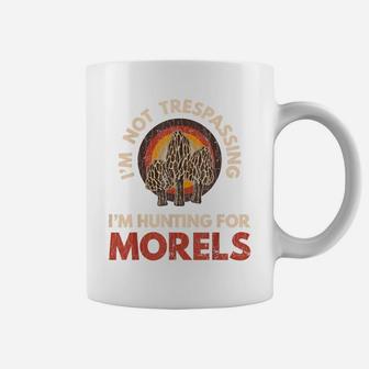 Morel Hunting Funny Mushroom Hunter Mycologist Graphic Coffee Mug | Crazezy CA
