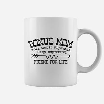 Mothers Day Bonus Mom Friend For Life Step Mom Coffee Mug | Crazezy DE