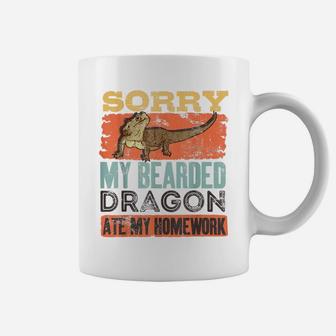 My Bearded Dragon Ate My Homework - Lizard Bearded Dragon Coffee Mug | Crazezy DE