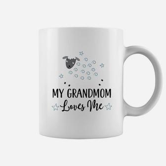 My Grandmom Loves Me Lamb Baby Coffee Mug | Crazezy AU