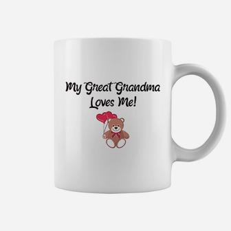 My Great Grandma Loves Me Coffee Mug | Crazezy UK