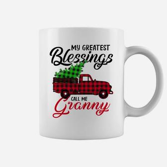 My Greatest Blessings Call Me Granny Xmas Gifts Christmas Coffee Mug | Crazezy UK