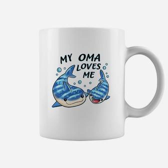 My Oma Loves Me Whale Shark Baby Coffee Mug | Crazezy DE