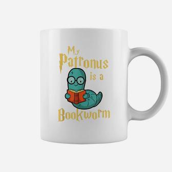 My Patronus Is A Bookworm - Funny Book Lover Gift & Reading Coffee Mug | Crazezy