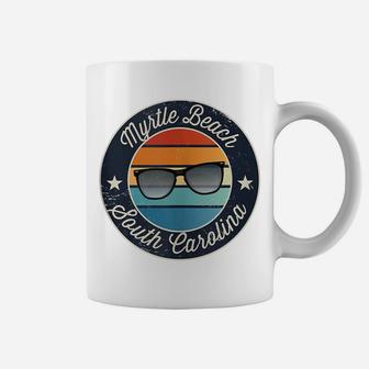 Myrtle Beach South Carolina Sc Vacation Souvenir Sunglasses Coffee Mug | Crazezy CA