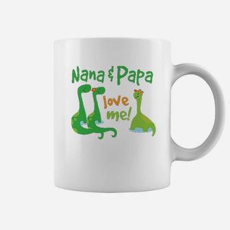 Nana Papa Love Me Dinosaur Coffee Mug | Crazezy CA