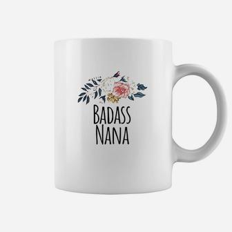 Nana Saying Flowers Grandma Coffee Mug | Crazezy