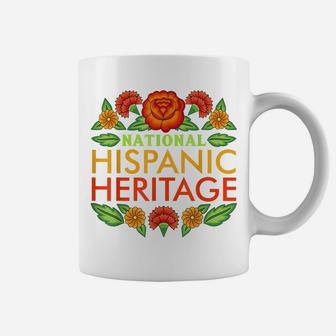 National Hispanic Heritage Month Dahlia Flower Mexico Latino Coffee Mug | Crazezy DE