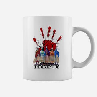 Native American Indigenous Red Hand Women Gifts Sweatshirt Coffee Mug | Crazezy