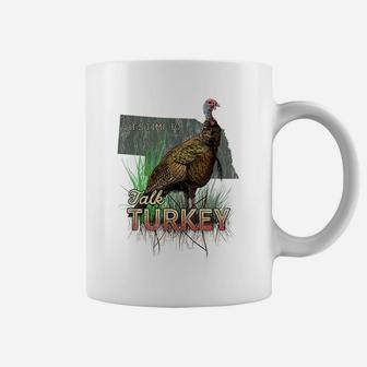 Nebraska Turkey Hunting Time To Talk Turkey Gift Coffee Mug | Crazezy
