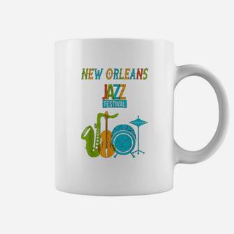New Orleans Festival Of Jazz Music Gift Louisiana Jazz Coffee Mug - Thegiftio UK