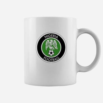 Nigeria Soccer National Team Retro Crest Graphic Coffee Mug | Crazezy DE