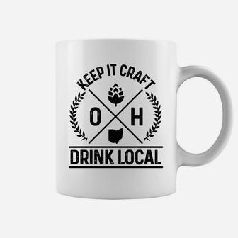 Ohio Drink Local Oh Brewery Brewmaster Craft Beer Brewer Coffee Mug | Crazezy