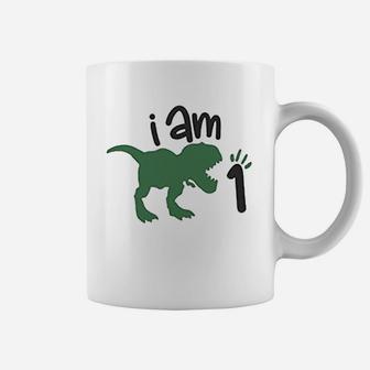 One Birthday Dinosaur For Boys First Birthday Dinosaur Outfit Coffee Mug | Crazezy