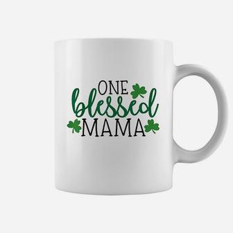 One Blessed Mama Lucky Mama Coffee Mug | Crazezy