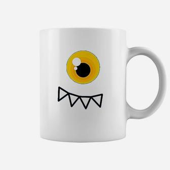 One Eyed Monster Monster Eyes Yellow Eyes Coffee Mug | Crazezy
