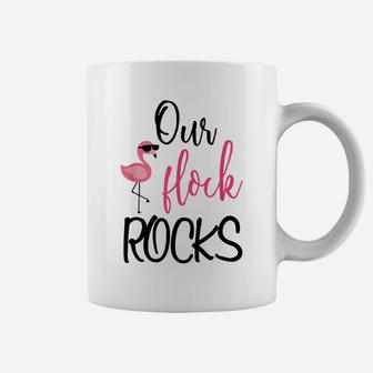 Our Flock Rocks Flamingo Mother's Day Gift Coffee Mug | Crazezy CA