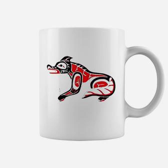 Pacific Northwest Coast Wolf Coffee Mug | Crazezy DE