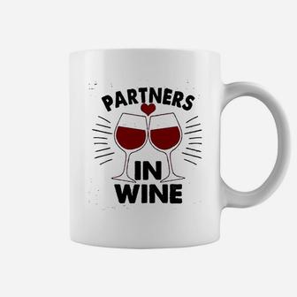 Partners In Wine Coffee Mug | Crazezy DE