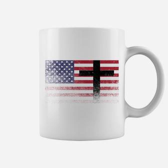Patriotic Gift I Stand For The Flag And Kneel For The Cross Sweatshirt Coffee Mug | Crazezy UK